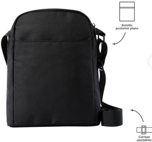 VENDO en OFERTA! Bolso Para Hombre Crossbody Negro Totto Foto 7322429-9.jpg