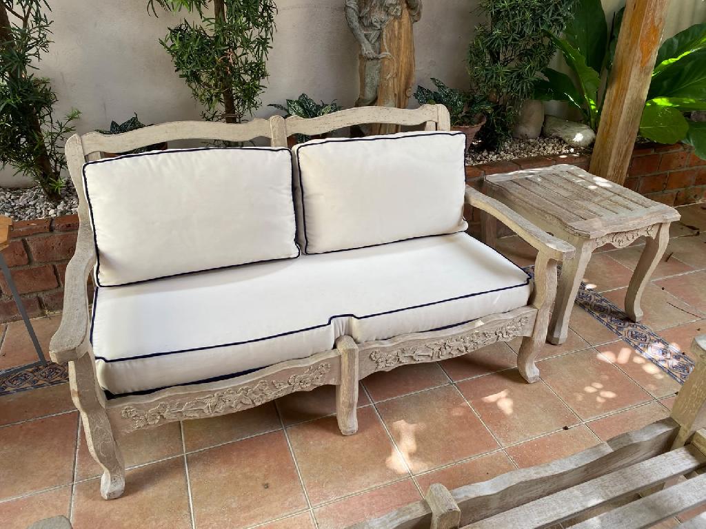 Sofa de 2 puestos en roble Foto 7322478-1.jpg