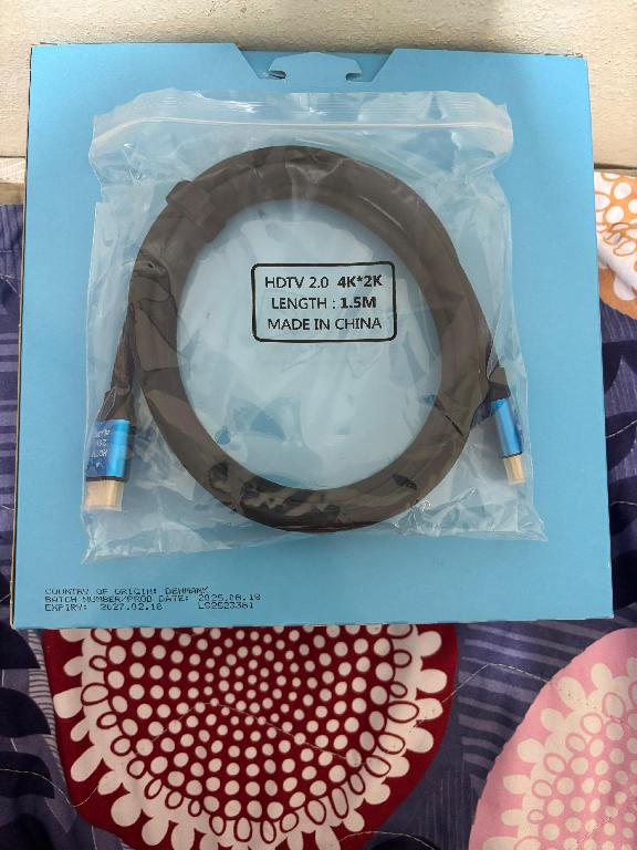 Cable HDMI 1.5 Metros HDTV 2.0 para 4K Ultra HD con Conexión de Alta D Foto 7322531-2.jpg