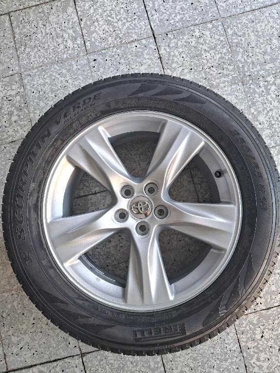 Juegos de 4 gomas con sus aros originales para Toyota Highlander 2015- Foto 7322546-3.jpg