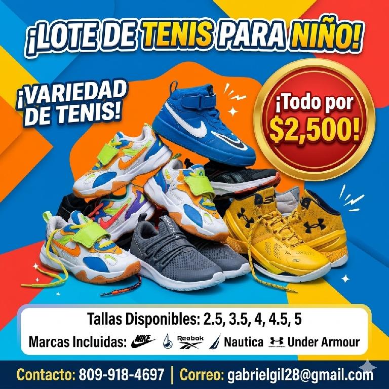 . Lote de tenis para niños  Foto 7322548-1.jpg