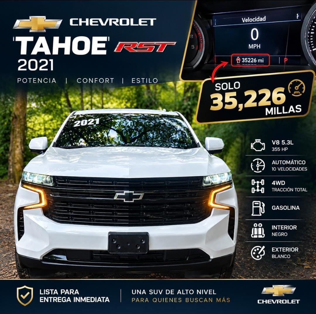 CHEVROLET TAHOE RST 2021  35226 MILLAS  US47500 Foto 7322550-1.jpg