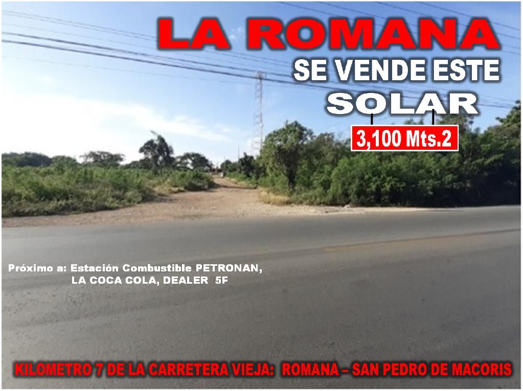 VENDO SOLAR DE 3100 Mts.2 en LA ROMANA KM.7 carretera Vieja ROMANA – S Foto 7322559-1.jpg