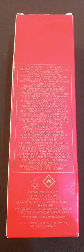 Perfume Red para mujeres 3.0 FL OZ / 90 mL E. Foto 7322632-3.jpg
