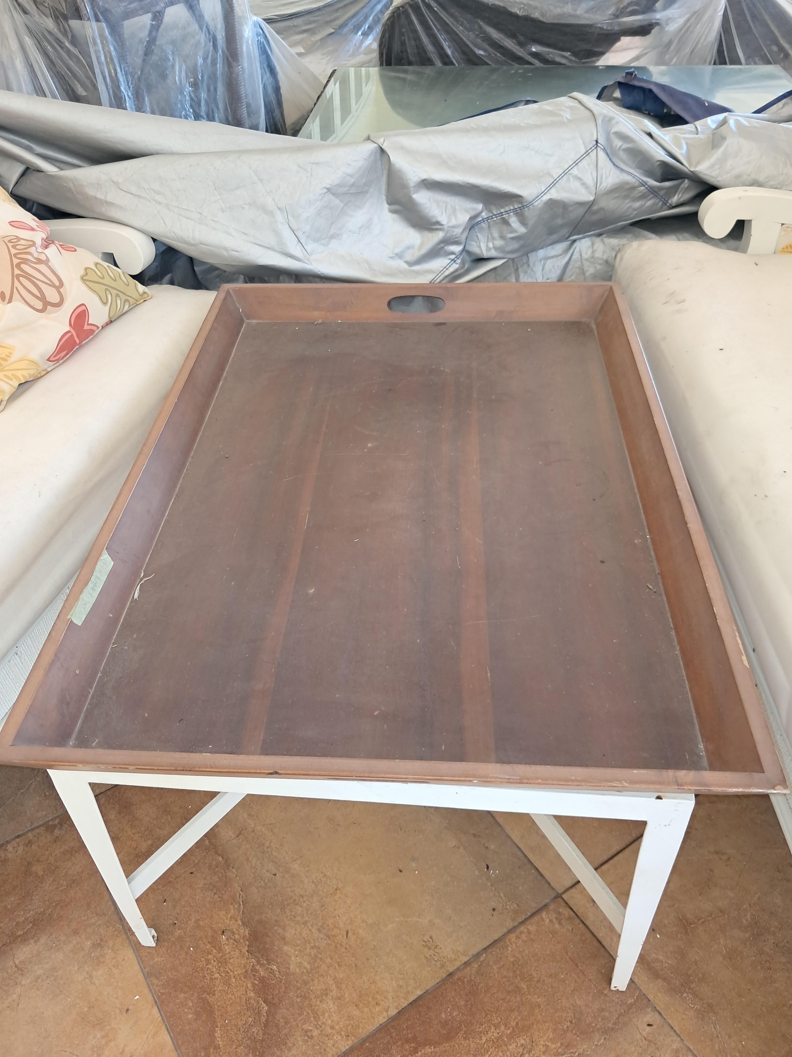 JUEGO DE MUEBLES EN CAOBA DE 2 ASIENTOS MÁS SU MESA TAMBIEN VENDO LA S Foto 7322676-10.jpg