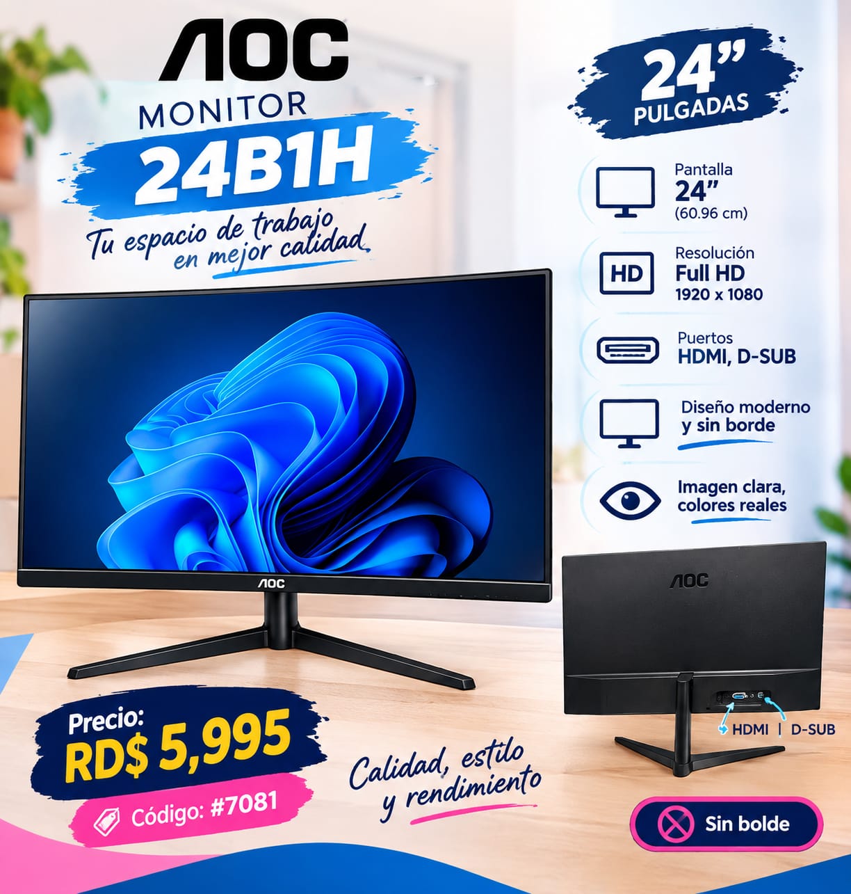 oferta MONITOR NOC 24B1H 24 PG en Santo Domingo Norte Foto 7322834-1.jpg