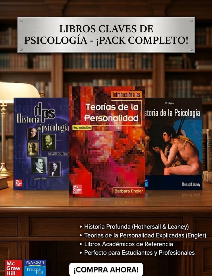 Pack 3 Libros de Psicología Usados Teorías de la Personalidad Historia Foto 7322904-1.jpg