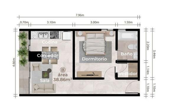 Visión tower I listo para estrenar apartamento en venta Alma Rosa I ap Foto 7323111-5.jpg