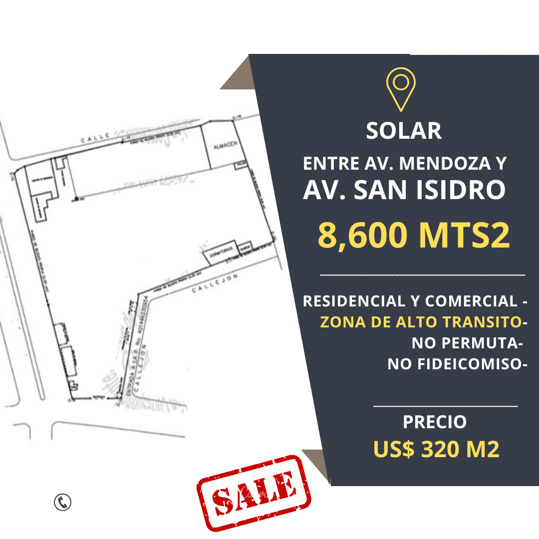 Solar-Terreno venta Carretera Mendoza San Isidro. Foto 7323431-2.jpg