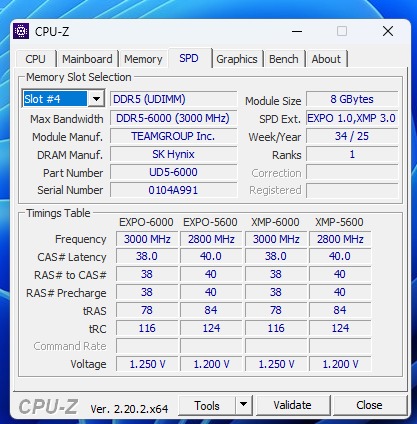 RAM DDR5 16GB 2x8GB 6000MHz TEAMGROUP T-CREATE EXPERT CL38 Foto 7323549-5.jpg
