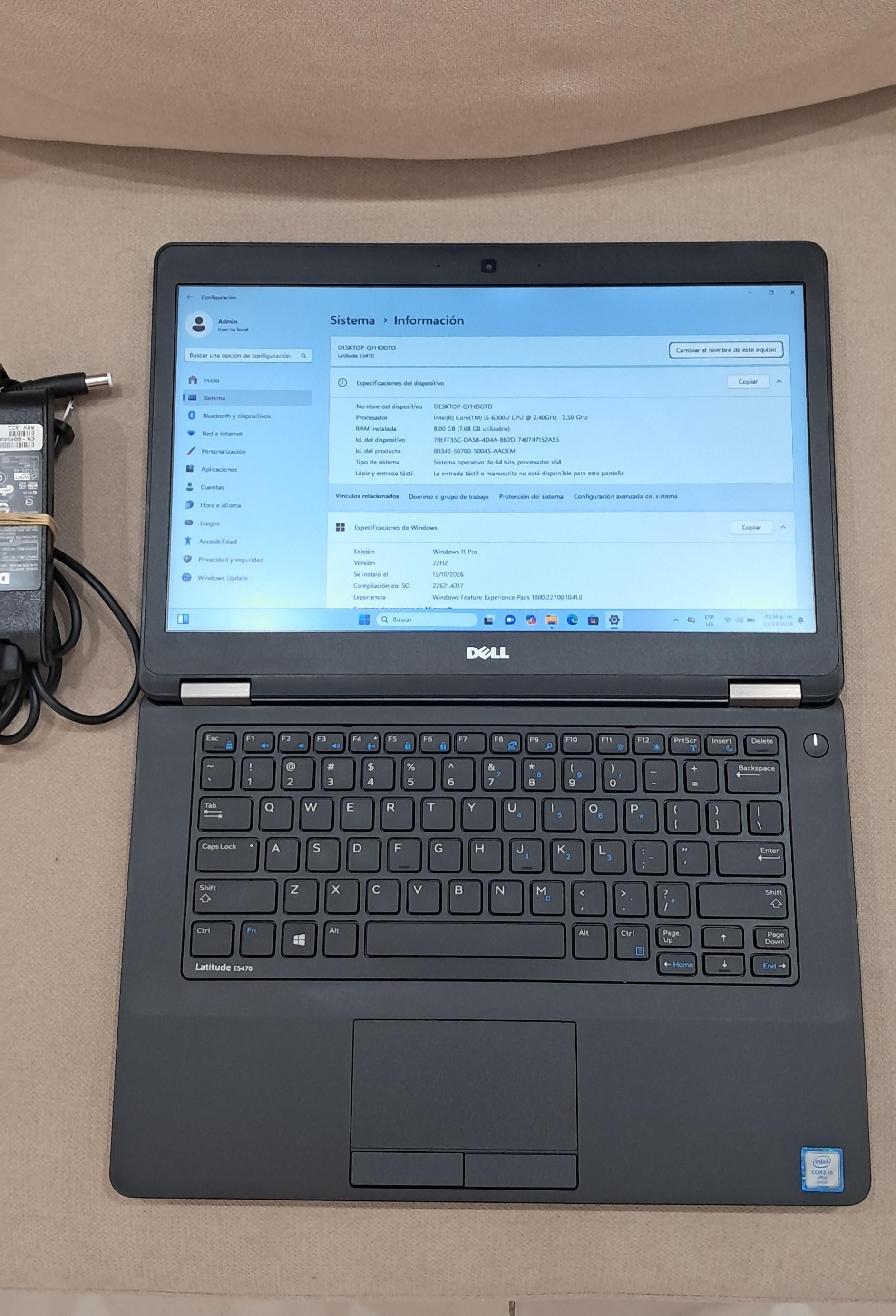 Laptop Dell E5470 8GB SSD M2 i5 2.4Ghz 128GB Disco solido Foto 7323912-4.jpg