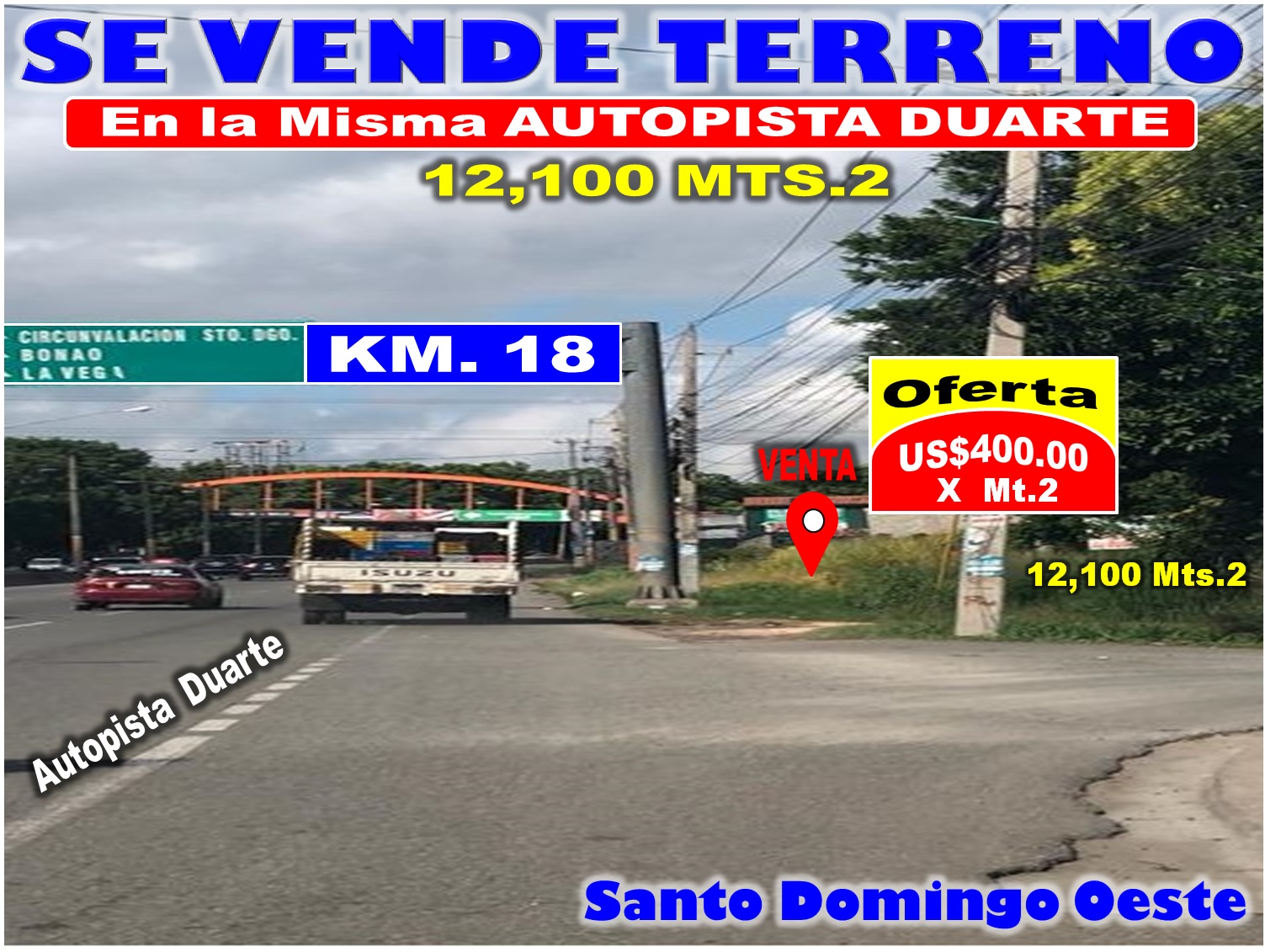 Vendo 10367 Mts.2 KM. 18 Aut. DUARTE  PARQUE INDUSTRIAL CAYACOA a 200  Foto 7323962-6.jpg