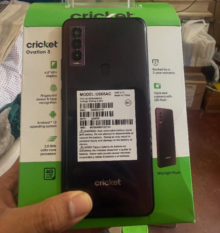 Celular Cricket Ovation 3 de 32gb y 3gb ram Equipo nuevo desbloqueado Foto 7324123-1.jpg