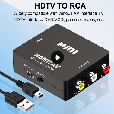 Adaptador Convertidor de HDMI to AV RCA PAL/NTSC Foto 7324333-1.jpg