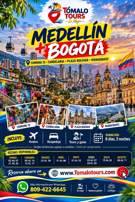 Tours medellin Colombia en Santo Domingo Este Foto 7324472-1.jpg