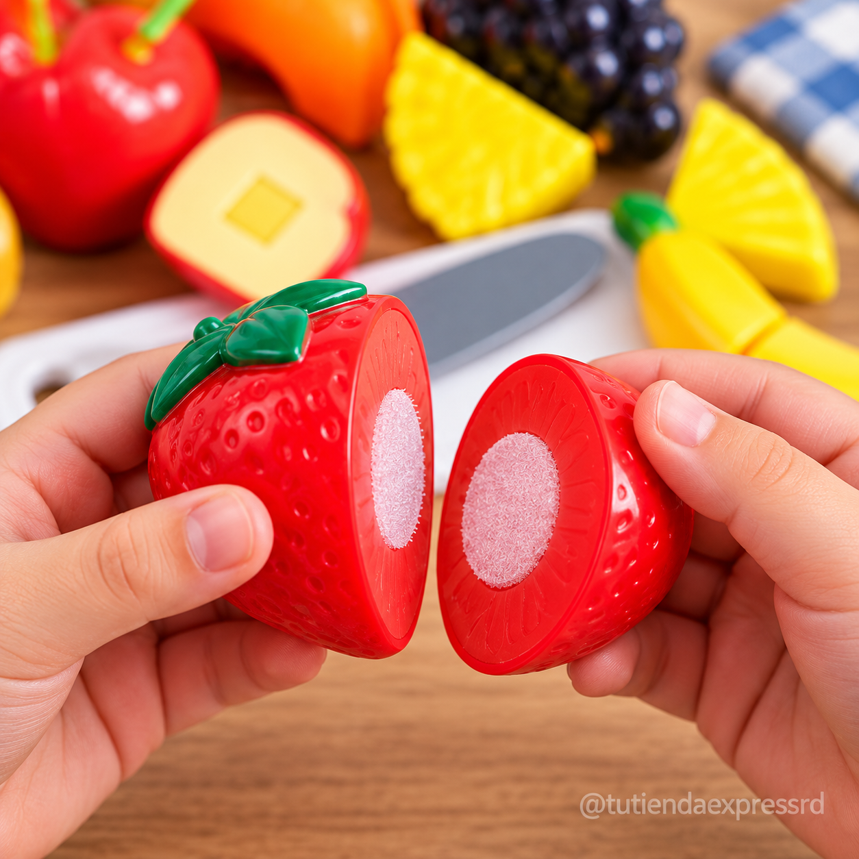 Juego Educativo de Frutas para Cortar con Velcro – 12 Piezas Foto 7324661-3.jpg