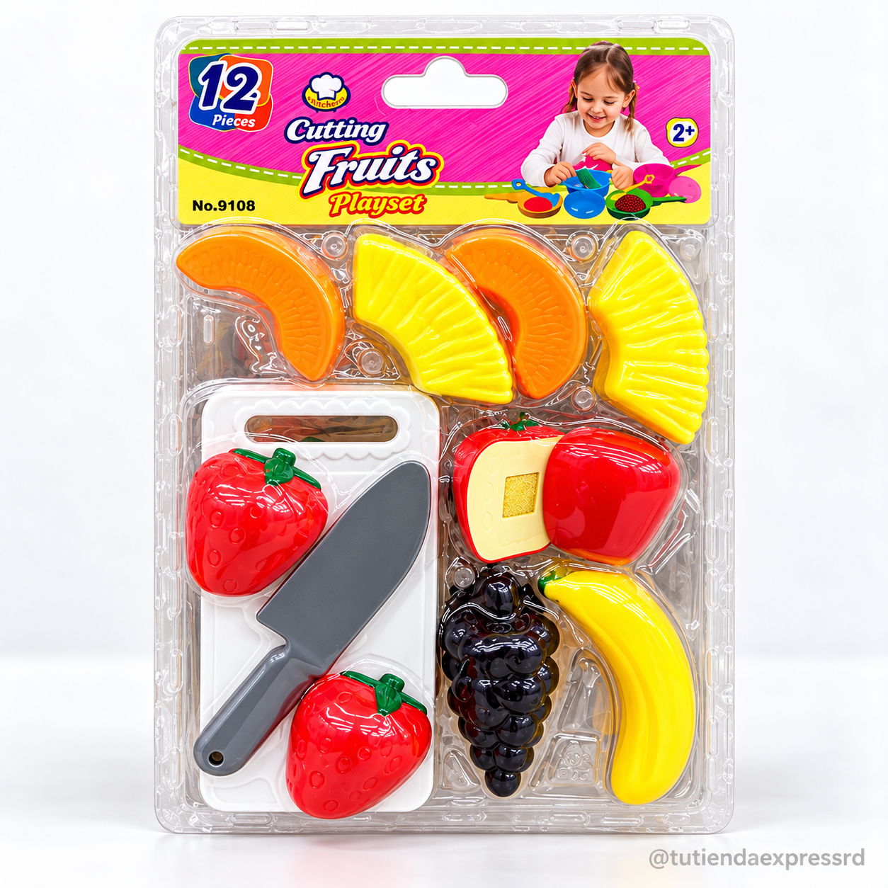 Juego Educativo de Frutas para Cortar con Velcro – 12 Piezas Foto 7324661-7.jpg