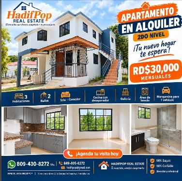 Apartamento en Alquiler – 2. Nivel  Urbanización Aros Carrau   Foto 7324807-1.jpg